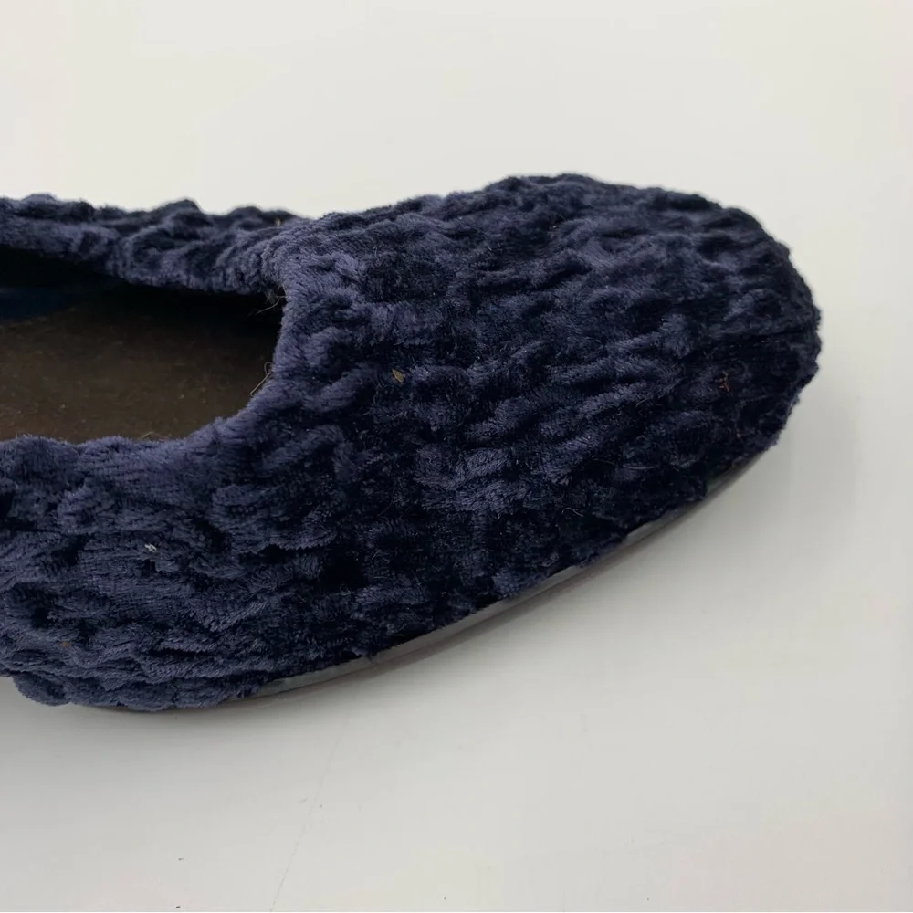Aerosoles Crushed Velvet Heels Pumps Navy Blue Sz 8 “Lust Worthy”‎ Dress Shoes